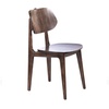 image:imageFlash Furniture Verona Solid Wood Dining Chair Commercial Grade Restaurant Chair with Contoured Backrest Solid Wood Frame Set of 2 BlackAntique Copper