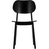 image:imageFlash Furniture Verona Solid Wood Dining Chair Commercial Grade Restaurant Chair with Contoured Backrest Solid Wood Frame Set of 2 BlackBlack