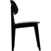 image:imageFlash Furniture Verona Solid Wood Dining Chair Commercial Grade Restaurant Chair with Contoured Backrest Solid Wood Frame Set of 2 BlackBlack