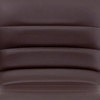 image:imageFlash Furniture Vincent Modern Adjustable Height Barstool with Footrest and Padded MidBack Upholstered Vinyl BarCounter Height Stool WhiteChromeBrown