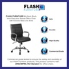 image:imageFlash Furniture Vivian MidBack Pink Vinyl Executive Swivel Office Chair with Chrome Base and ArmsBlack
