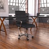 image:imageFlash Furniture Vivian MidBack Pink Vinyl Executive Swivel Office Chair with Chrome Base and ArmsBlack