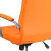 image:imageFlash Furniture Vivian MidBack Pink Vinyl Executive Swivel Office Chair with Chrome Base and ArmsOrange
