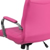 image:imageFlash Furniture Vivian MidBack Pink Vinyl Executive Swivel Office Chair with Chrome Base and ArmsPink
