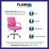 image:imageFlash Furniture Vivian MidBack Pink Vinyl Executive Swivel Office Chair with Chrome Base and ArmsPink