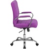 image:imageFlash Furniture Vivian MidBack Pink Vinyl Executive Swivel Office Chair with Chrome Base and ArmsPurple