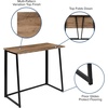 image:imageFlash Furniture Walker Small Rustic Natural Home Office Folding Computer Desk  36Set of 1