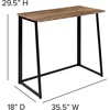image:imageFlash Furniture Walker Small Rustic Natural Home Office Folding Computer Desk  36Set of 1