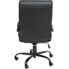 image:imageFlash Furniture Whitney HighBack Swivel LeatherSoft Desk Chair with Padded Seat and Armrests Adjustable Height Padded Office Chair WhiteChromeBlack LeathersoftBlack Frame