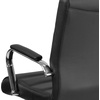 image:imageFlash Furniture Whitney MidBack Desk Chair  Brown LeatherSoft Executive Swivel Office Chair with Black Frame  Swivel Arm ChairBlack LeathersoftChrome Frame