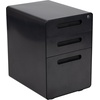 image:imageFlash Furniture Work From Home Kit  Black Computer Desk Ergonomic MeshLeatherSoft Office Chair and Locking Mobile Filing Cabinet