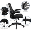 image:imageFlash Furniture Work From Home Kit  Glass Desk with Keyboard Tray Ergonomic Mesh Office Chair and Filing Cabinet with Lock amp Inset HandlesBlack