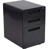 image:imageFlash Furniture Work From Home Kit  Glass Desk with Keyboard Tray Ergonomic Mesh Office Chair and Filing Cabinet with Lock amp Inset HandlesBlack