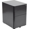 image:imageFlash Furniture Work From Home Kit  Glass Desk with Keyboard Tray Ergonomic Mesh Office Chair and Filing Cabinet with Lock amp Inset HandlesBlack