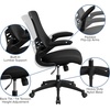 image:imageFlash Furniture Work From Home Kit  Glass Desk with Keyboard Tray Ergonomic Mesh Office Chair and Filing Cabinet with Lock amp Inset HandlesBlack