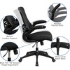 image:imageFlash Furniture Work From Home Kit  Glass Desk with Keyboard Tray Ergonomic Mesh Office Chair and Filing Cabinet with Lock amp Inset HandlesBlack