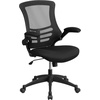 image:imageFlash Furniture Work From Home Kit  Glass Desk with Keyboard Tray Ergonomic Mesh Office Chair and Filing Cabinet with Lock amp Inset HandlesBlack