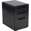 image:imageFlash Furniture Work From Home Kit  Glass Desk with Keyboard Tray Ergonomic Mesh Office Chair and Filing Cabinet with Lock amp Inset HandlesBlack