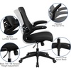 image:imageFlash Furniture Work From Home Kit  Glass Desk with Keyboard Tray Ergonomic Mesh Office Chair and Filing Cabinet with Lock amp Inset HandlesBlack
