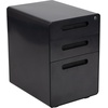 image:imageFlash Furniture Work From Home Kit  Glass Desk with Keyboard Tray Ergonomic Mesh Office Chair and Filing Cabinet with Lock amp Inset HandlesBlack