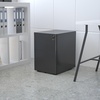 image:imageFlash Furniture Wren Ergonomic 3Drawer Mobile Locking Filing Cabinet with AntiTilt Mechanism and Hanging Drawer for Legal amp Letter Files WhiteBlack