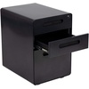 image:imageFlash Furniture Wren Ergonomic 3Drawer Mobile Locking Filing Cabinet with AntiTilt Mechanism and Hanging Drawer for Legal amp Letter Files WhiteBlack