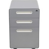image:imageFlash Furniture Wren Ergonomic 3Drawer Mobile Locking Filing Cabinet with AntiTilt Mechanism and Hanging Drawer for Legal amp Letter Files WhiteGrey