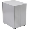 image:imageFlash Furniture Wren Ergonomic 3Drawer Mobile Locking Filing Cabinet with AntiTilt Mechanism and Hanging Drawer for Legal amp Letter Files WhiteGrey