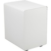 image:imageFlash Furniture Wren Ergonomic 3Drawer Mobile Locking Filing Cabinet with AntiTilt Mechanism and Hanging Drawer for Legal amp Letter Files WhiteWhite and Red