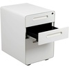 image:imageFlash Furniture Wren Ergonomic 3Drawer Mobile Locking Filing Cabinet with AntiTilt Mechanism and Hanging Drawer for Legal amp Letter Files WhiteWhite