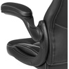image:imageFlash Furniture X10 Gaming Chair Racing Office Ergonomic Computer PC Adjustable Swivel Chair with Flipup Arms CamouflageBlack LeatherSoftBlack