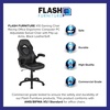 image:imageFlash Furniture X10 Gaming Chair Racing Office Ergonomic Computer PC Adjustable Swivel Chair with Flipup Arms CamouflageBlack LeatherSoftBlack
