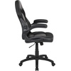 image:imageFlash Furniture X10 Gaming Chair Racing Office Ergonomic Computer PC Adjustable Swivel Chair with Flipup Arms CamouflageBlack LeatherSoftBlack