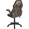 image:imageFlash Furniture X10 Gaming Chair Racing Office Ergonomic Computer PC Adjustable Swivel Chair with Flipup Arms CamouflageBlack LeatherSoftCamouflage