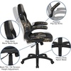 image:imageFlash Furniture X10 Gaming Chair Racing Office Ergonomic Computer PC Adjustable Swivel Chair with Flipup Arms CamouflageBlack LeatherSoftCamouflage