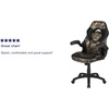 image:imageFlash Furniture X10 Gaming Chair Racing Office Ergonomic Computer PC Adjustable Swivel Chair with Flipup Arms CamouflageBlack LeatherSoftCamouflage