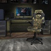 image:imageFlash Furniture X10 Gaming Chair Racing Office Ergonomic Computer PC Adjustable Swivel Chair with Flipup Arms CamouflageBlack LeatherSoftCamouflage