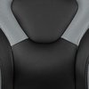 image:imageFlash Furniture X10 Gaming Chair Racing Office Ergonomic Computer PC Adjustable Swivel Chair with Flipup Arms CamouflageBlack LeatherSoftGrey
