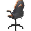 image:imageFlash Furniture X10 Gaming Chair Racing Office Ergonomic Computer PC Adjustable Swivel Chair with Flipup Arms CamouflageBlack LeatherSoftOrange
