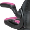 image:imageFlash Furniture X10 Gaming Chair Racing Office Ergonomic Computer PC Adjustable Swivel Chair with Flipup Arms CamouflageBlack LeatherSoftPink