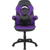 image:imageFlash Furniture X10 Gaming Chair Racing Office Ergonomic Computer PC Adjustable Swivel Chair with Flipup Arms CamouflageBlack LeatherSoftPurple