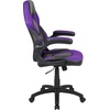 image:imageFlash Furniture X10 Gaming Chair Racing Office Ergonomic Computer PC Adjustable Swivel Chair with Flipup Arms CamouflageBlack LeatherSoftPurple