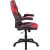 image:imageFlash Furniture X10 Gaming Chair Racing Office Ergonomic Computer PC Adjustable Swivel Chair with Flipup Arms CamouflageBlack LeatherSoftRed