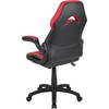 image:imageFlash Furniture X10 Gaming Chair Racing Office Ergonomic Computer PC Adjustable Swivel Chair with Flipup Arms CamouflageBlack LeatherSoftRed