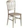 image:imageFlash Furniture 2 Pack HERCULES Series White Resin Stacking Napoleon ChairGold