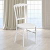 image:imageFlash Furniture 2 Pack HERCULES Series White Resin Stacking Napoleon ChairWhite