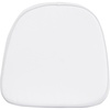 image:imageFlash Furniture August Kids Soft White Fabric Chiavari Chair CushionSet of 1