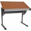 image:imageFlash Furniture Berkley Adjustable Drawing and Drafting Table with Pewter Frame