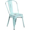 Distressed Green-blue