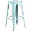 Distressed Green-blue